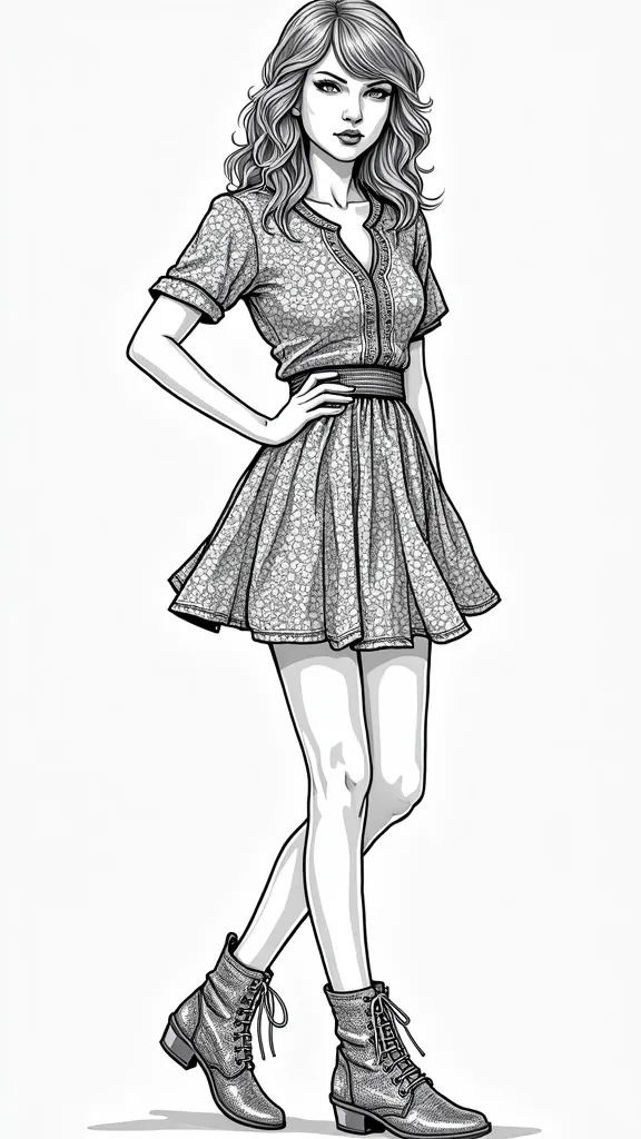 Talor Swift Coloring Pages